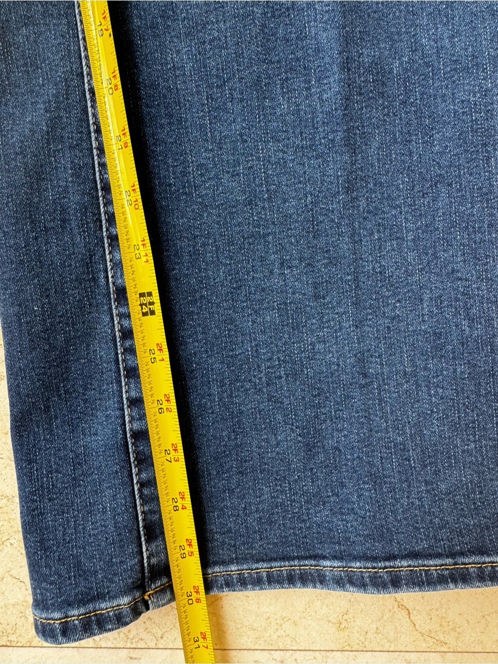 Frame Le Slim Palazzo Wide-Leg High-Rise Women’s Blue Jeans size 26 - Picture 14 of 16